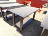 NEW STEEL WORK BENCH, 60'' x 29.5''
