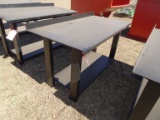NEW STEEL WORK BENCH, 60'' x 29.5''