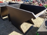 NEW 1.5 YARD TRASH HOPPER FOR SKID STEER