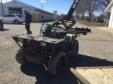2005 POLARIS SPORTSMAN MU7 700 QUAD, AWD, PLOW, PULL START, VIN 4XAMH68A55A