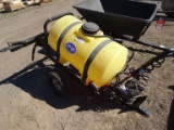 PK 35 GALLON SPRAYER, 3-NOZZLE BREAKAWAY BOOM, 12V ELECTRIC PUMP, PK-FS0035