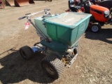 PERMAGREEN RIDE ON FERTILIZER SPREADER, 212CC GAS, LIQUID AND DRY APPLICATI
