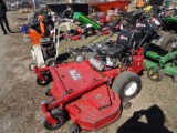 TURF TRACER WALK BEHIND MOWER WITH SULKEE CART, 60'' DECK, 2547 HOURS SHOWI