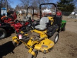 2015 HUSTLER VS4 SUPER Z ZERO TURN MOWER, MODEL 929938, WITH MULCH KIT, VAC