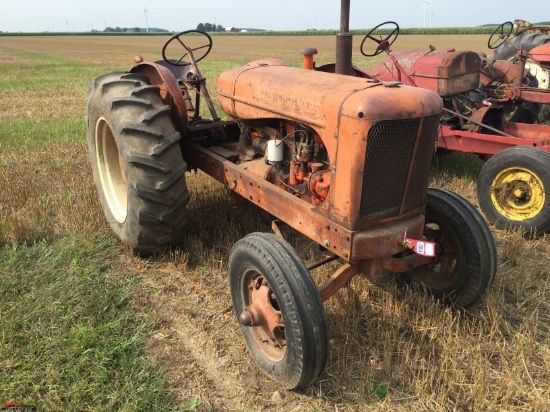 ALLIS CHALMERS WP TRACTOR, WIDE FRONT, RUNNING CONDITION UNKNOWN, MAY BE MI