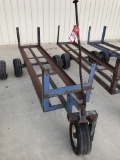 3-WHEELED BLUEBERRY CART, APPROX 110'' x 25''