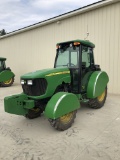 JOHN DEERE 5525N TRACTOR, DIESEL, EROPS, 3PT, PTO, 3 HYDRAULIC OUTLETS, ORC