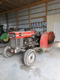 MASSEY FERGUSON 165 TRACTOR, GAS 2WD, 3PT, PTO, 1 HYDRAULIC OUTLET, 14.9-28