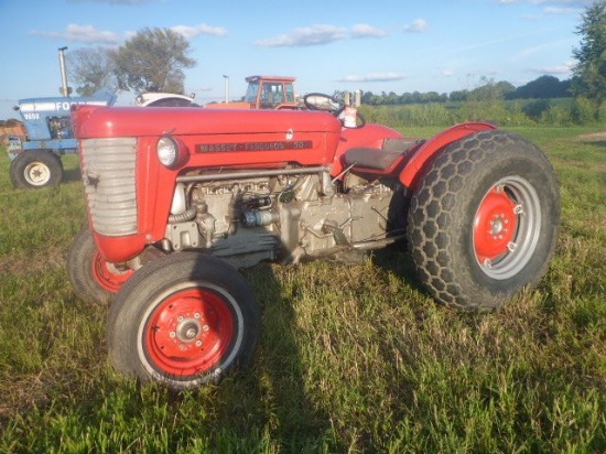 MASSEY FERGUSON MODEL 50 TRACTOR, CONTINENTAL 4-CYLINDER GAS ENGINE, 540 PT