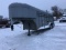 1976 WW TANDEM AXLE GOOSENECK CATTLE TRAILER, 20', WEIGHT 3560 LBS, VIN 044