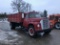 1969 IH LOADSTAR 1800 SINGLE AXLE GRAIN TRUCK, 18', IH V8 GAS ENGINE, 4 SPE