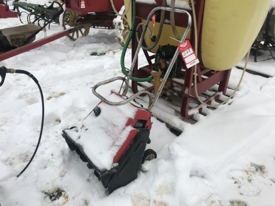 TORO S-200 WALK BEHIND SNOW BLOWER, RAN LAST FALL