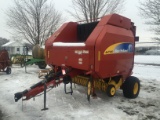 NEW HOLLAND BR7090 ROUND BALER, WITH AUTO WRAP