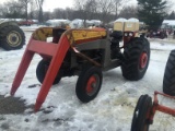 MASSEY FERGUSON 165 TRACTOR WITH LOADER, 3 PT, PTO, NO TOP LINK, NO BUCKET,