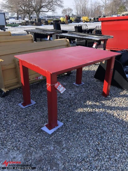 NEW HEAVY DUTY FABRICATION TABLE 30'' X 58'' 5/8TH TOP