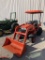 2000 KUBOTA BX2200 COMPACT TRACTOR, 4WD, 3PT, PTO, LOADER ATTACHMENT, CANOPY, REAR WHEEL WEIGHTS, 13