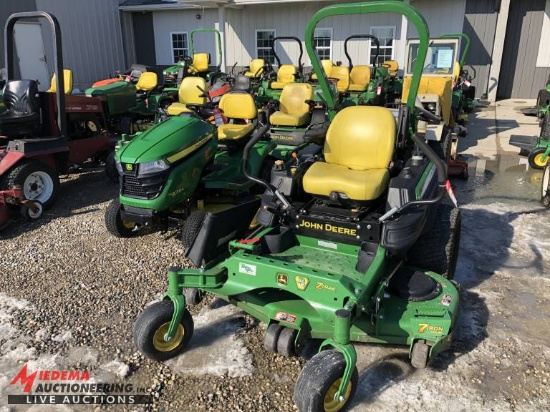 NEW 2015 DEMO JOHN DEERE 2930M ZERO TURN LAWN MOWER, 60'' DECK, 540 HOURS SHOWING, SN:1TC930MCCFT032