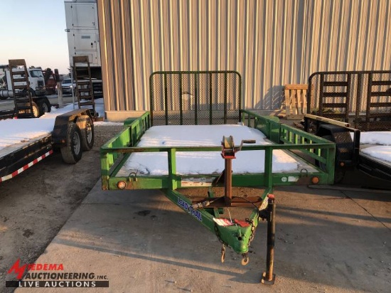 2017 LOADTRAIL 5200LB, SINGLE AXLE, REAR GATE, SIDE RAMPS, 83''X20', VIN:4ZESA1413G1115741, 104935