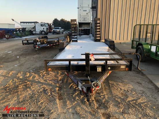 2017 LOADTRAIL TANDEM AXLE CAR HAULER WITH RAMPS, 14,000LB, 83''X20', VIN:4ZECH2020G1115734, 140932