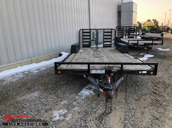 2017 LOADTRAIL TANDEM AXLE CAR HAULER, 10,000LB, 83''X20', HD SPLITGATE, VIN:4ZECH2025H1140677, 1409