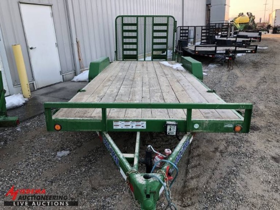 2018 LOADTRAIL TANDEM AXLE CAR HAULER, 10,000LB, 83''X22', HD REAR GATE, VIN:4ZECH2028G1115738, 1408