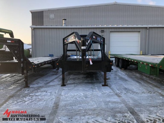 2017 LOADMAX TANDEM AXLE GOOSENECK TRAILER, 14,000LB, 120''X24', TILT BED,VIN:4ZEGE2428H1129712, 141