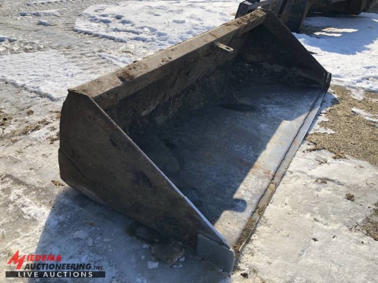 QUICK ATTACH SKID STEER BUCKET 79'', USED AS MANURE BUCKET