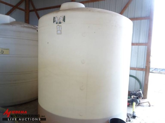 POLY TANK 2500 GALLON, 2'' OUTLET