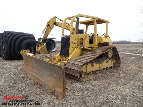CAT D5HLGP-LT DOZER, 1985 AUXILIARY HYDRAULICS, 152'' 6 WAY BLADE ALL PINS AND BUSHINGS REBUILT, NEW