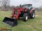 2014 CASE 115C TRACTOR, L630 LOADER, MFWD, DIESEL, 3 PT, PTO, 115 HP, 2 REMOTES, CAB, HEAT AND AIR, 