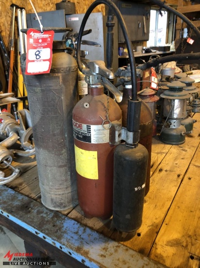 ASSORTED FIRE EXTINGUISHERS