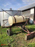 TOWABLE SPRAYER WITH 200 GALLON POLY TANK, APPROX. 24' BOOM