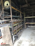 ASSORTED SCRAP METAL, INCLUDING; ROUND STOCK, SQUARE STOCK, ANGLE, AND ASSORTED PALLET RACKING