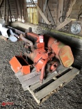 CASE 4 CYLINDER GAS ENGINE, RUNNING CONDITION UNKNOWN, AUXILIARY FUEL TANK INCLUDED