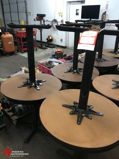 ROUND TABLES, 30'' ROUND X 29'' TALL (8)