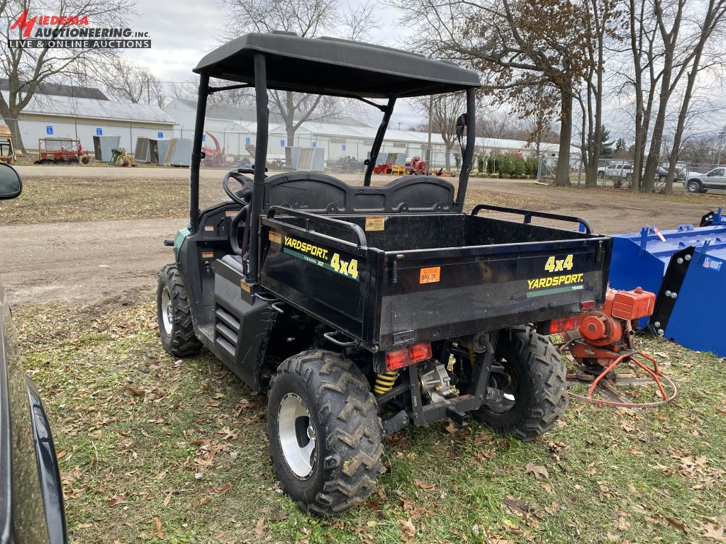 2012 YARDSPORT YS400 XLT SIDE BY SIDE, 4X4, GAS | Proxibid, image size:1024x768