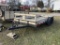 1995 JERRY TRAILER, TANDEM AXLE, 78'' X 16', NEW TIRES, NEWER DECK, 10'' WOOD SIDE, 2-5/16'' BALL, G