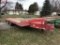 2018 TALBERT AC20 TANDEM AXLE EQUIPMENT TRAILER, 8' X 19' WITH 5' BEAVERTAIL, FOLD DOWN RAMPS, 20-TO