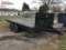 ASSEMBLED TANDEM AXLE TRAILER, 16-1/2' WOOD DECK, 2-5/16'' HITCH, SELLS WITH WEIGHT SLIP, 2200 LBS