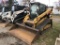 CATERPILLAR 299D RUBBER TRACK SKID STEER, 2014, CAB WITH HEAT & A/C, AUX HYDRAULICS, HYDRAULIC COUPL