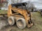 CASE 1845C  RUBBER TIRE SKID STEER, OROPS, AUX HYDRAULICS, 2 SPARE RIMS, RUNS BUT HAS HAS BAD ROD KN