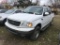 2001 FORD F150 CREW CAB PICKUP, 4X4 5.4L V8 GAS ENGINE, LEATHER, AM/FM-CD, BED LINER, NEW BRAKES AT 