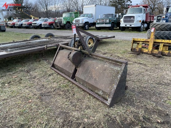 8' ROTOTILLER, 3-POINT, PTO, GEARBOX GOOD, MISSING SOME TEETH