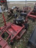 TORO PROLINE 36'' WALK BEHIND COMMERCIAL MOWER, KOHLER 15-HP WITH BAGGER, THATCHER, AND EXTRA PARTS