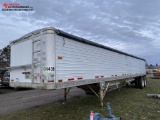 1991 TIMPTE TANDEM AXLE GRAIN TRAILER, GATES WORK, TARP, 42', VIN: 1TDH42226MB081663