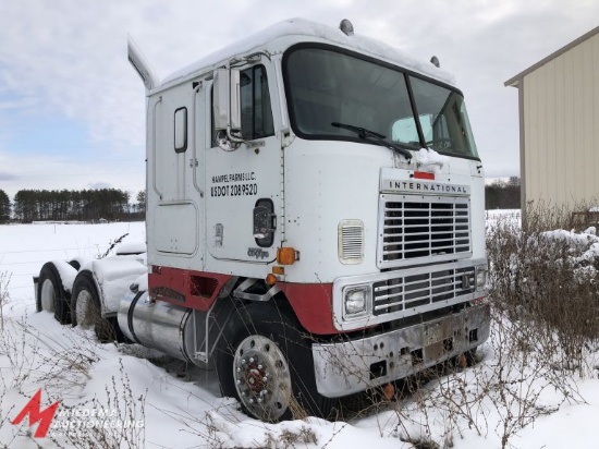 1983 INTERNATIONAL HARVESTER CO-9670 SEMI TRACTOR, CABOVER, 6X4, 350 CUMMINS DIESEL, EATON FULLER 9 