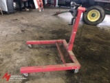 MEDIUM DUTY PORTABLE ENGINE STAND ON WHEELS.