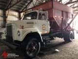 1978 INTERNATIONAL HARVESTER FLEETSTAR 2010A GRAVITY BOX TRUCK, DAY CAB, S37 GAS ENGINE, KILLBROS 38