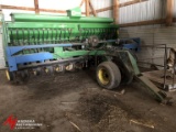 JOHN DEERE 750 GRAIN DRILL, 15' WIDE, GRASS SEEDER, DOLLY WHEEL, UNVERFERTH DRILL FILL, ROW MARK