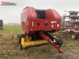 NEW HOLLAND BR740 ROUND BALER, 2004, EXTRA SWEEP,  CROP CUTTER, NEW BELTS, SN: 60875, BOUGHT NEW